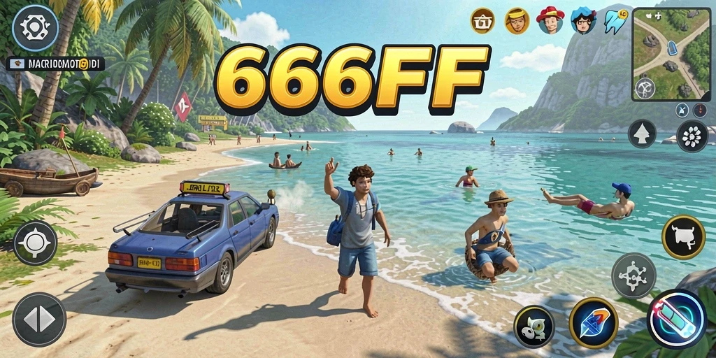 Screenshot gameplay 666FF menunjukkan beragam tantangan seru.