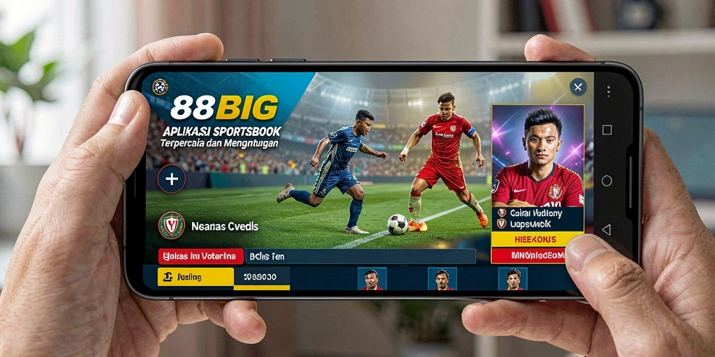 Screenshot utama 88BIG menampilkan antarmuka taruhan yang menarik dan informatif.