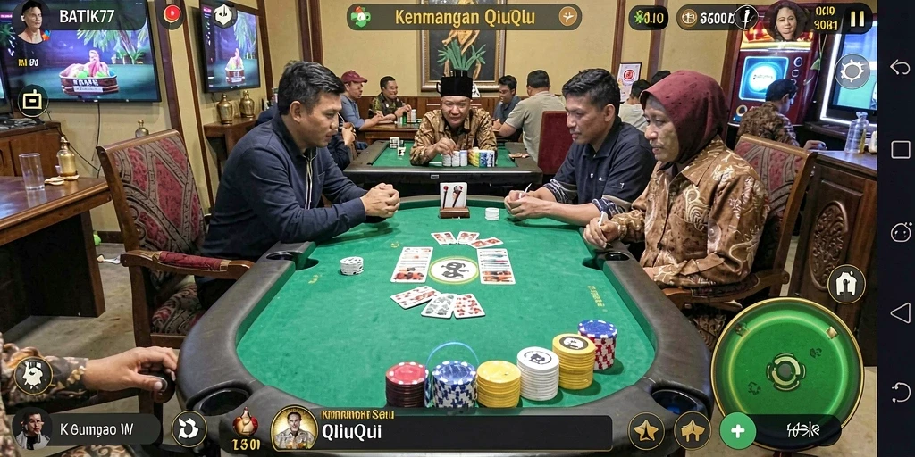 Tampilan gameplay QiuQiu yang menarik dan seru.