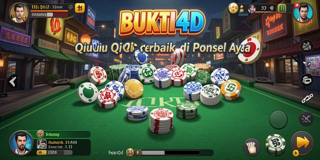 Tampilan screenshot BUKTI4D dengan aksi seru dalam permainan QiuQiu.