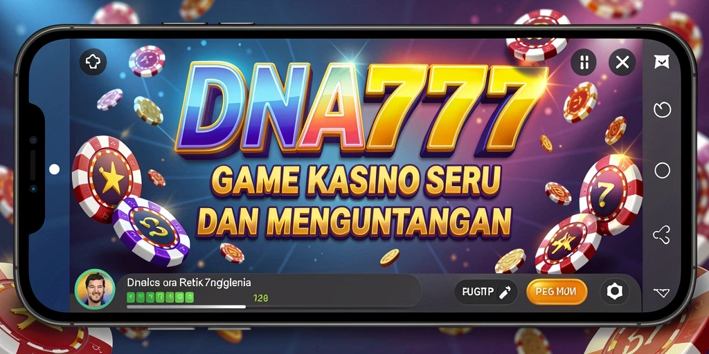 Tampilan gameplay menarik dari aplikasi Kasino DNA777.