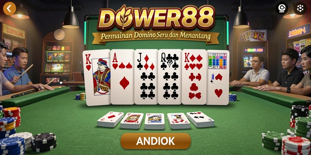 Tampilan gameplay seru DOWER88 dengan grafis menarik.