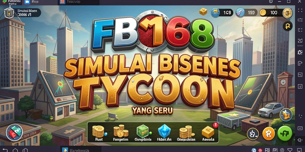 Screenshot FB168 menampilkan aksi seru dalam mengelola bisnis Tycoon.
