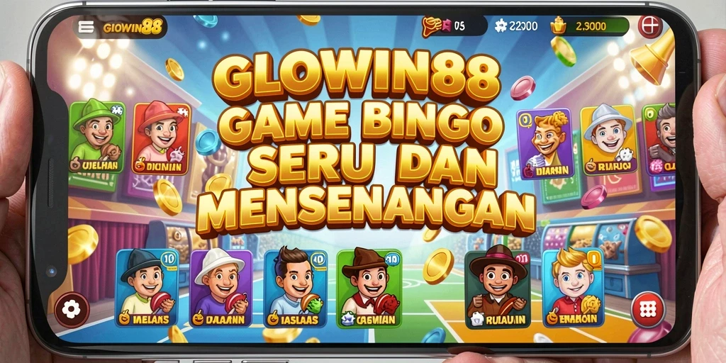 Screenshot gameplay GLOWIN88 yang menampilkan serunya permainan Bingo.