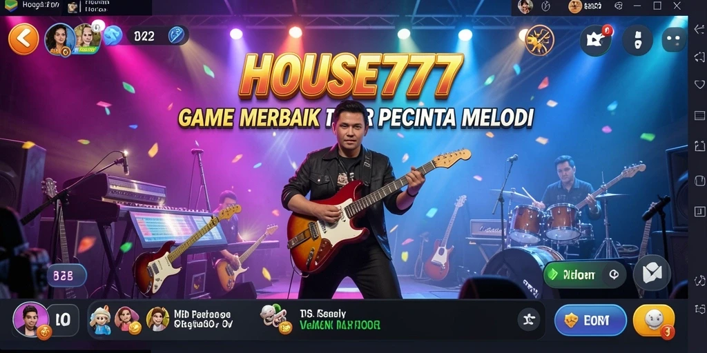 Tampilan GAMEPLAY HOUSE777 yang menarik saat pemain bermain musik.