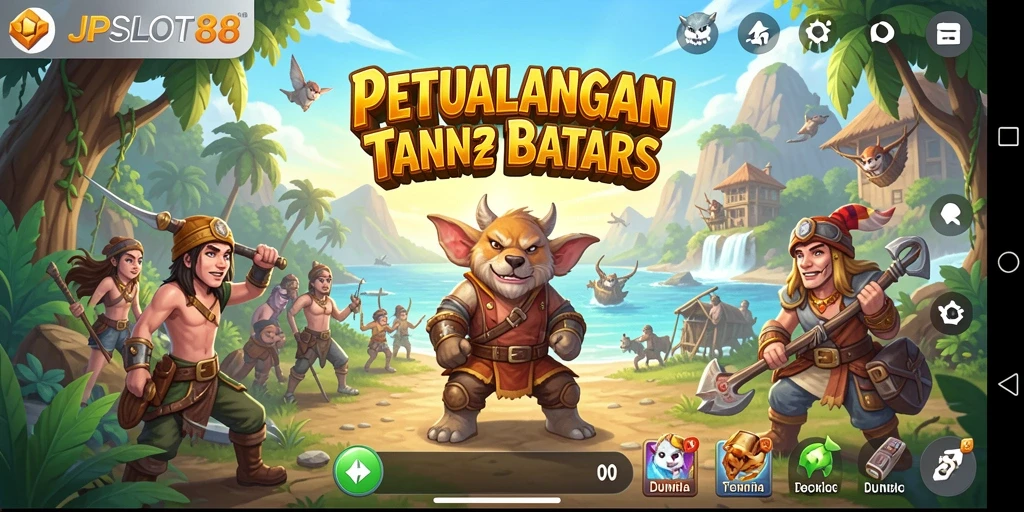 Tangkapan layar dari gameplay JPSLOT88 yang menampilkan eksplorasi dunia terbuka.