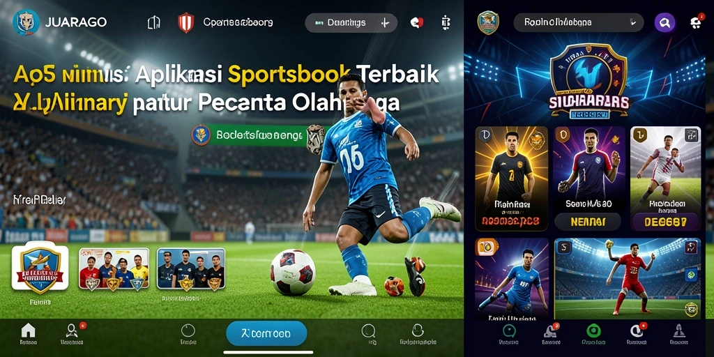 Tampilan menarik dari gameplay JUARAGO dengan fitur sportsbook.
