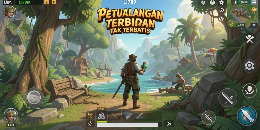 Tangkapan layar gameplay LI789 yang memukau di dunia terbuka.