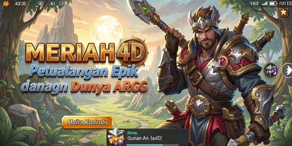 Tangkapan layar menampilkan aksi seru gameplay ARPG MERIAH4D.