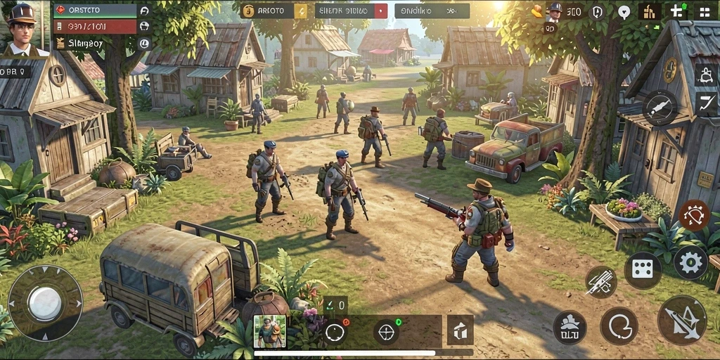 Tampilan menarik dari gameplay ORISTOTO dalam simulasi kehidupan.