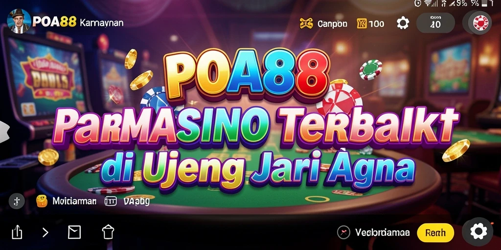 Tampilan gameplay Kasino yang mengasyikkan di POA88.