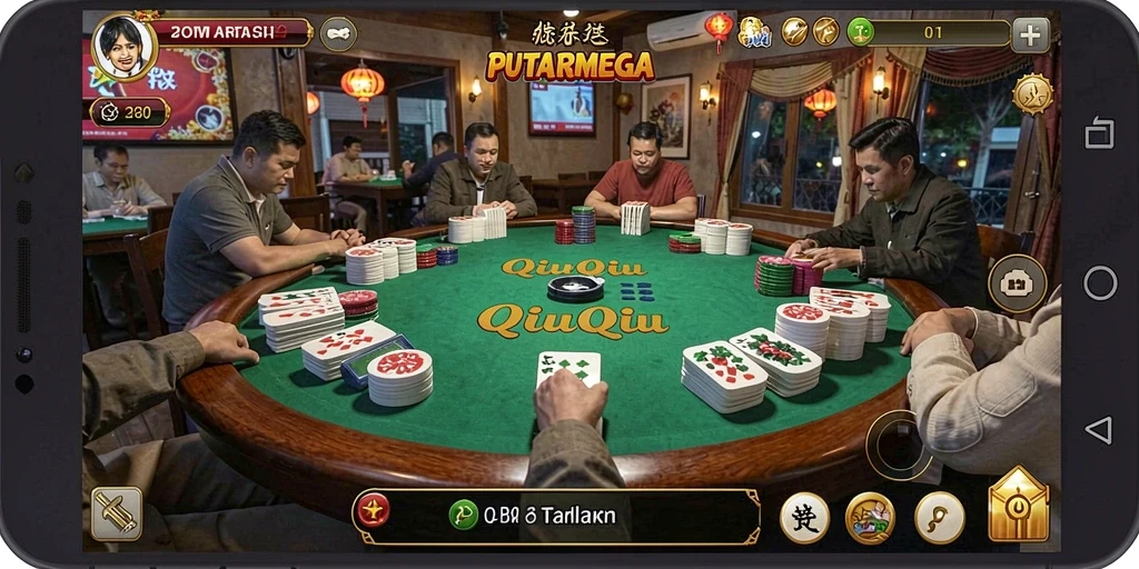 Screenshot gameplay PUTARMEGA yang menarik dan interaktif.