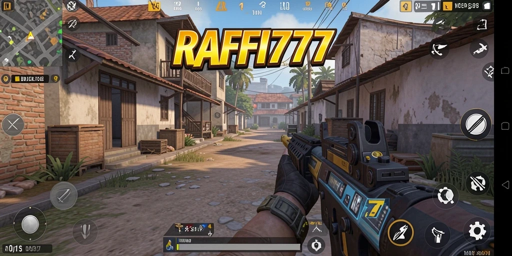 Screenshot gameplay RAFFI777 yang menegangkan dan penuh aksi.