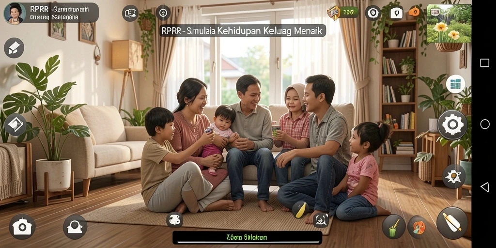 Tampilan gameplay menarik dengan karakter yang berinteraksi.