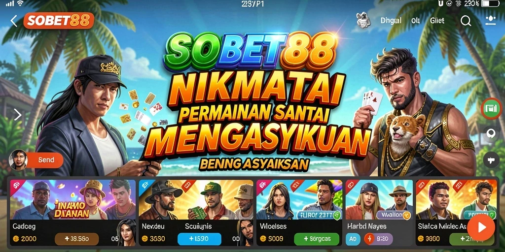 SOBET88 menampilkan gameplay Casual yang seru dan menghibur.