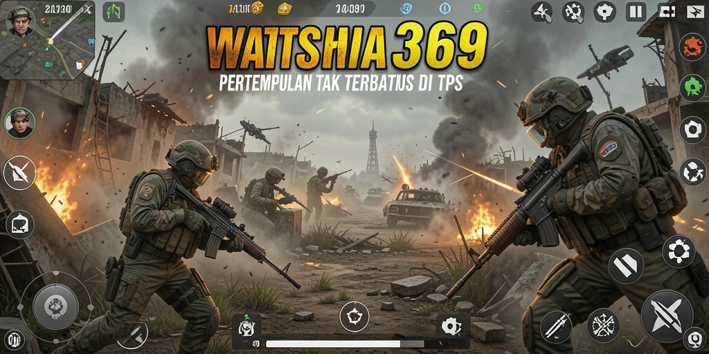 Tampilan dinamis gameplay action TPS dalam WA369.